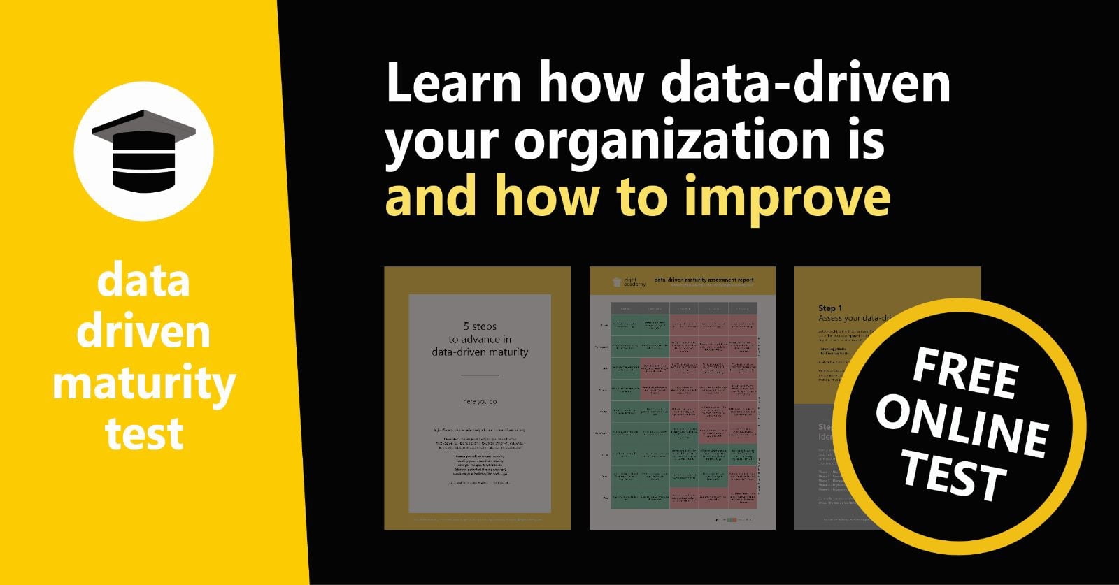 Learn the data-driven maturity of your organization and how to improve